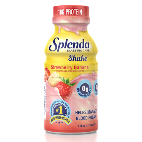 SPLENDA SHAKE 8FL - STRAWBERRY BANANA - Uplift Things