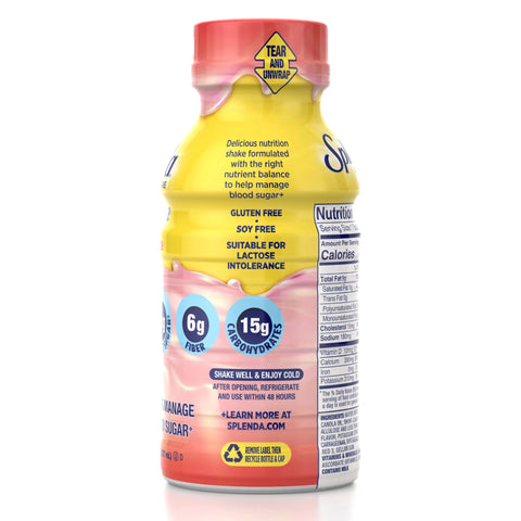 SPLENDA SHAKE 8FL - STRAWBERRY BANANA - Uplift Things