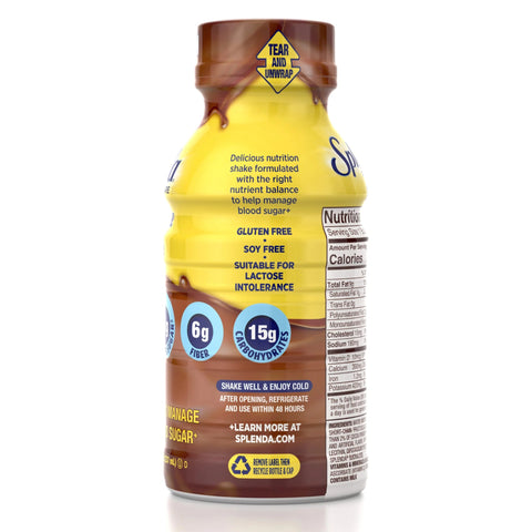 SPLENDA SHAKE 8OZ - MILK CHOCLATE - Uplift Things