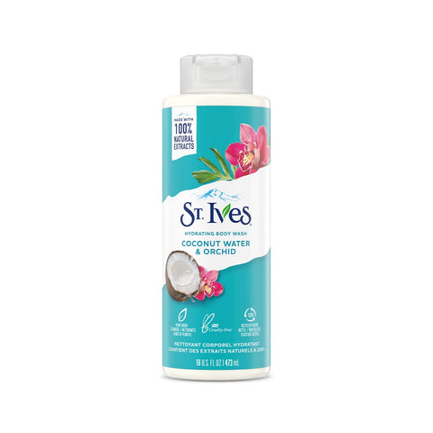 ST. IVES BODY WASH 16OZ - COCONUT WATER & ORCHID - Uplift Things