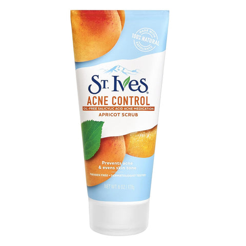 ST. IVES SCRUB 6 OZ ACNE CONTROL - APRICOT - Uplift Things