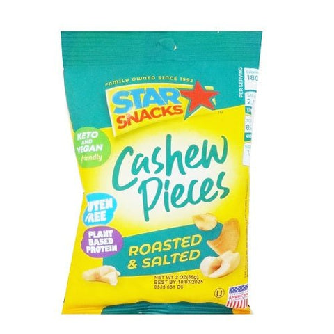 STAR SNACKS CASHEW PIECES 4.5OZ - Uplift Things