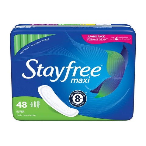 STAYFREE MAXI PAD 48PCS - SUPER - Uplift Things