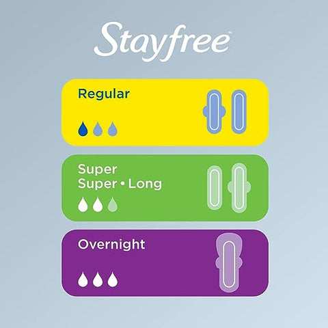 STAYFREE SUPER LONG ULTRATHIN PADS 16PCS - WITH WINGS - Uplift Things