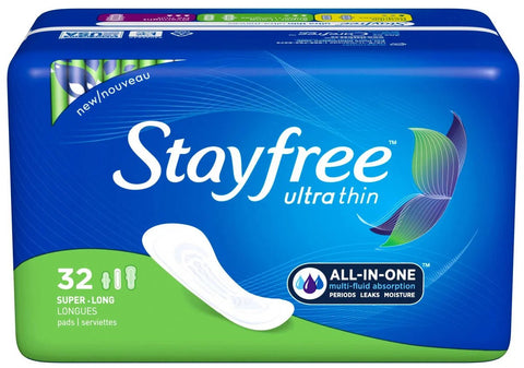 STAYFREE SUPER ULTRATHIN PADS 32PCS - NO WINGS - Uplift Things