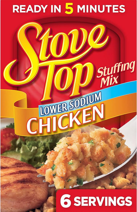 STOVE TOP STUFFING MIX 6 OZ - CHICKEN LOW SODIUM - Uplift Things