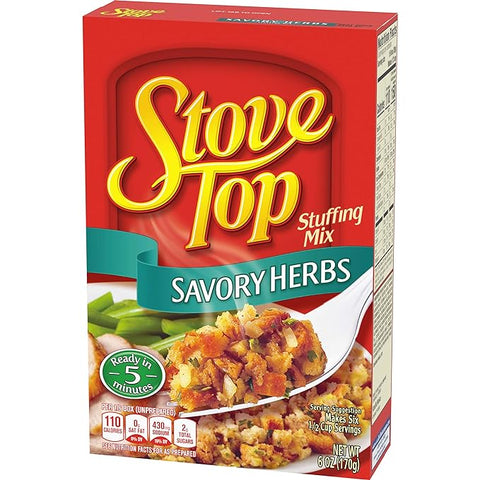 STOVE TOP STUFFING MIX 6 OZ - SAVORY HERBS - Uplift Things