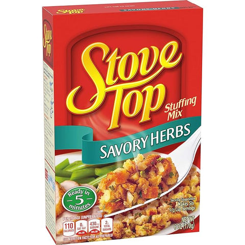 STOVE TOP STUFFING MIX 6 OZ - SAVORY HERBS - Uplift Things