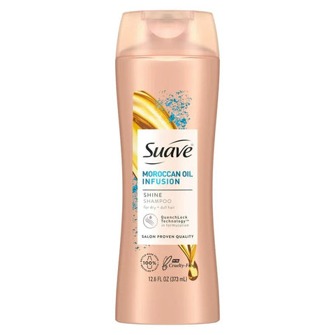 SUAVE CONDITIONER 12.6OZ MOROCCAN OIL INFUSION - SHINE - Uplift Things