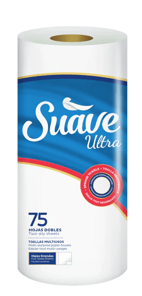 SUAVE PAPER TOWEL 75 SHEETS - SINGLE ROLL - Uplift Things