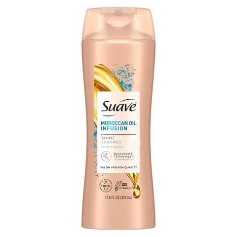 SUAVE SHAMPOO 12.6OZ MOROCCAN OIL INFUSION- SHINE - Uplift Things