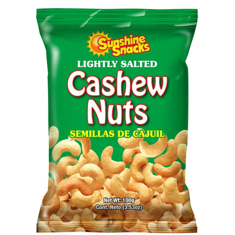 SUNSHINE CASHEW NUTS 100G - LIGHTLY SALTED - Uplift Things