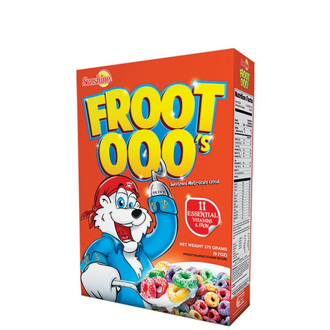 SUNSHINE CEREAL FROOT OOO'S 275G - Uplift Things