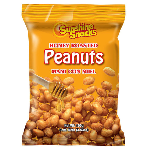 SUNSHINE PEANUTS 100G - HONEY ROASTED - Uplift Things