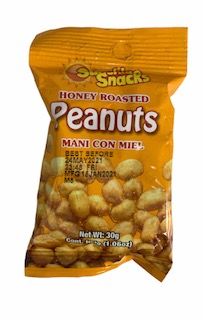 SUNSHINE PEANUTS 30G - HONEY ROASTED - Uplift Things