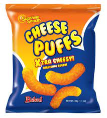 SUNSHINE SNACKS CHEESE PUFFS 30G - Uplift Things