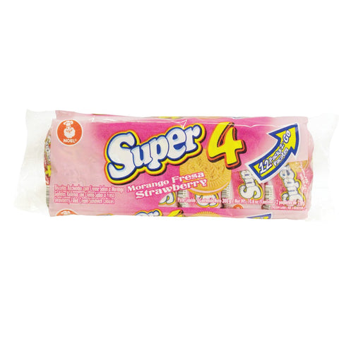 SUPER 4 BISCUIT 12PCS - STRAWBERRY - Uplift Things