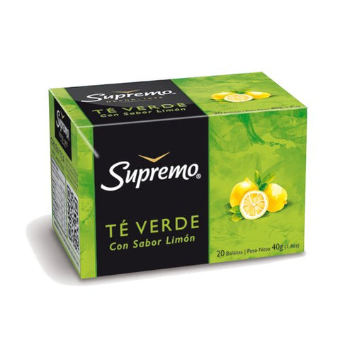 SUPREMO GREEN TEA 1.4OZ - LEMON - Uplift Things