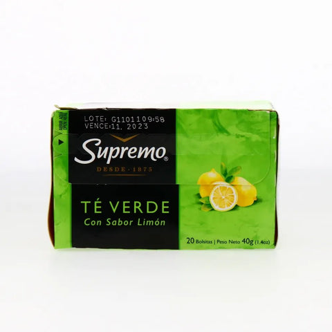 SUPREMO GREEN TEA 1.4OZ - LEMON - Uplift Things