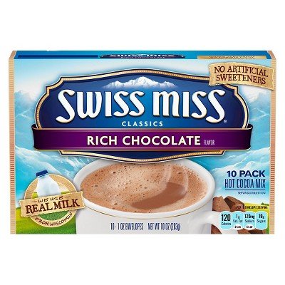 SWISS MISS COCOA MIX 10PC - RICH CHOCOLATE - Uplift Things