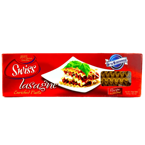 SWISS PASTA LASAGNE 16OZ - Uplift Things