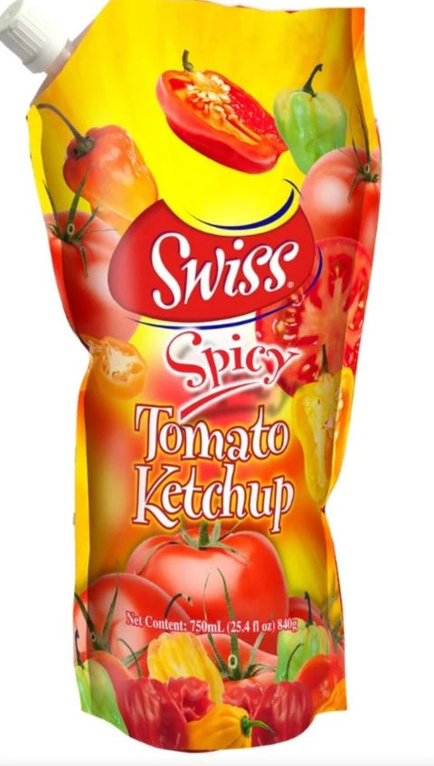 SWISS SPOUCH KETCHUP 750ML - SPICY - Uplift Things