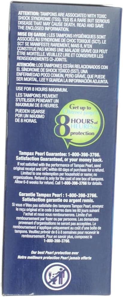 TAMPAX PEARL 18PCS - SUPER TAMPONS UNSCENTED - Uplift Things