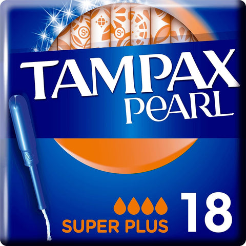 TAMPAX PEARL TAMPONS 18PCS - SUPER PLUS - Uplift Things