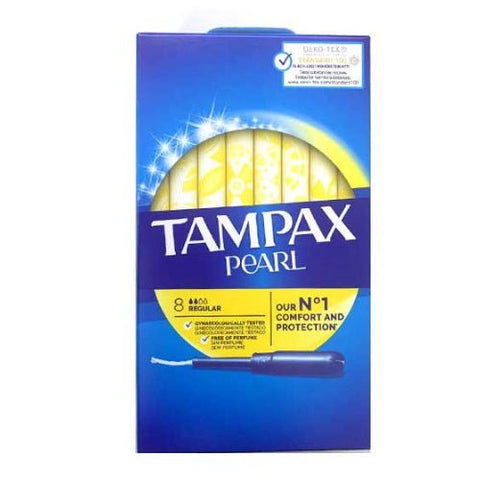 TAMPAX PEARL TAMPOS 8PCS - REGULAR - Uplift Things