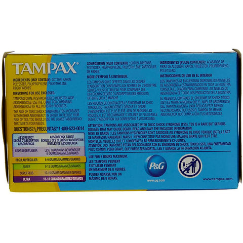 TAMPAX TAMPONS 10PCS - REGULAR - Uplift Things