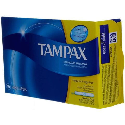 TAMPAX TAMPONS 10PCS - REGULAR - Uplift Things