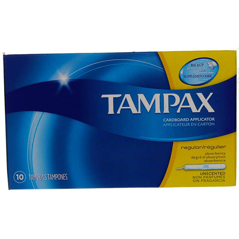 TAMPAX TAMPONS 10PCS - REGULAR - Uplift Things