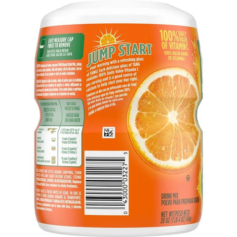 TANG DRINK MIX 20OZ - ORANGE - Uplift Things