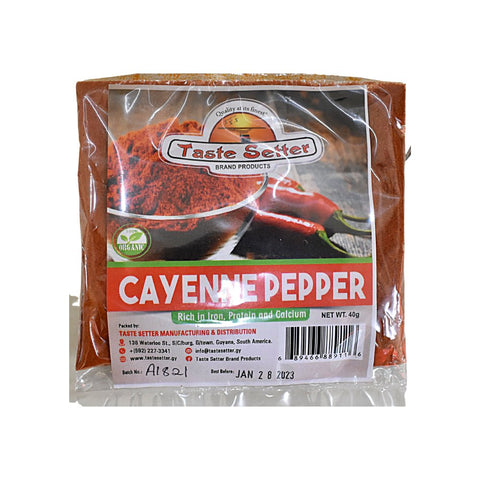 TASTE SETTER 40G - CAYENNE PEPPER - Uplift Things