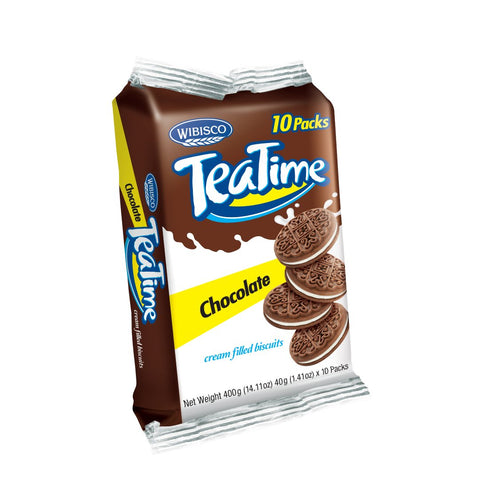 TEATIME BISCUITS 10PCS*40G - CHOCOLATE - Uplift Things