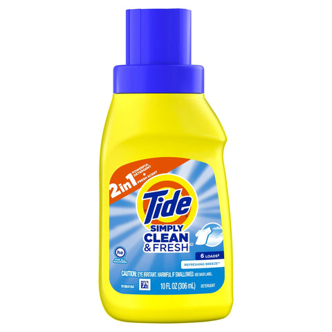 TIDE 2IN1 DETERGENT 10OZ - SIMPLY CLEAN FRESH - Uplift Things