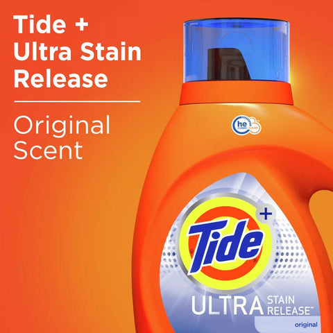 TIDE LIQUID DETERGENT 92 OZ - ULTRA STAIN REALEASE ORIGINAL - Uplift Things