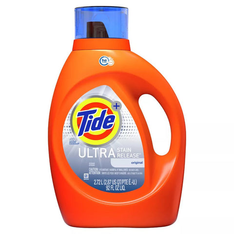 TIDE LIQUID DETERGENT 92 OZ - ULTRA STAIN REALEASE ORIGINAL - Uplift Things