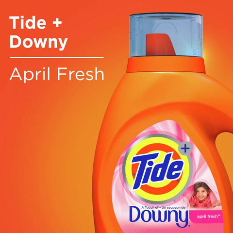 TIDE LIQUID DETERGENT DOWNY 92 OZ - APRIL FRESH - Uplift Things