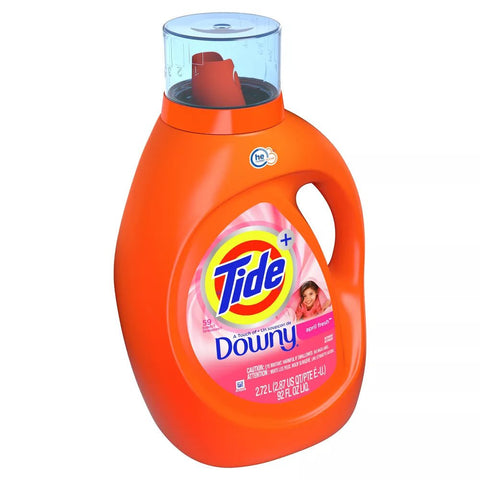 TIDE LIQUID DETERGENT DOWNY 92 OZ - APRIL FRESH - Uplift Things