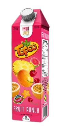 TOPCO FRUIT JUICE 1L - FRUIT PUNCH - Uplift Things