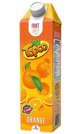 TOPCO FRUIT JUICE 1L - ORANGE - Uplift Things