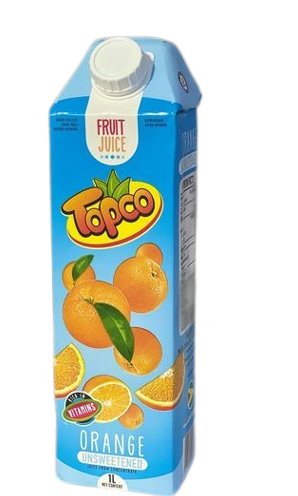 TOPCO FRUIT JUICE 1L - ORANGE UNSWEETENED - Uplift Things