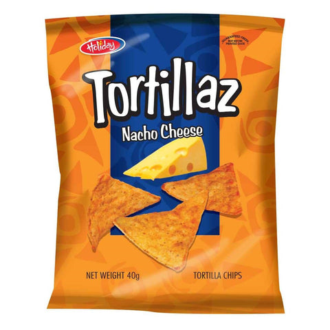 TORTILLAZ 40G - NACHO CHEESE - Uplift Things