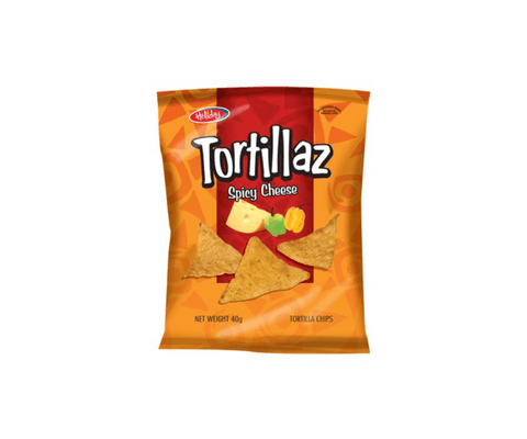 TORTILLAZ 40G - SPICY CHEESE - Uplift Things