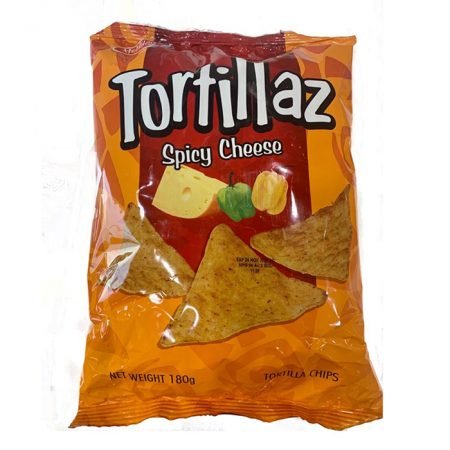 TORTILLAZ SPICY PARTY 180G - SPICY CHEESE - Uplift Things