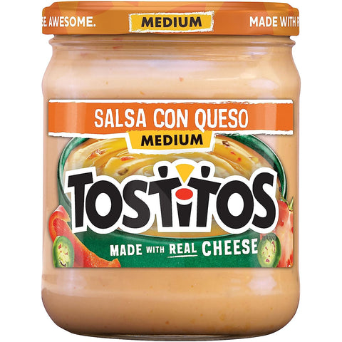 TOSTITOS SALSA 15 OZ - MEDIUM CON QUESO - Uplift Things