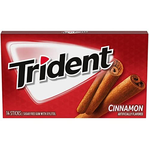 TRIDENT GUM 14 STICKS - CINNAMON - Uplift Things