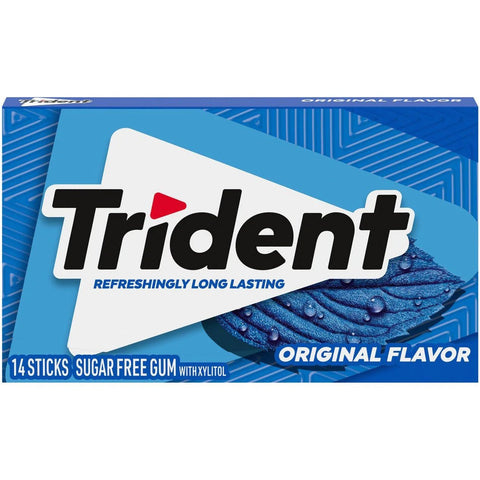 TRIDENT GUM 14 STICKS - ORIGINAL FLAVOR - Uplift Things