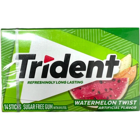 TRIDENT GUM 14 STICKS - WATERMELON TWIST - Uplift Things